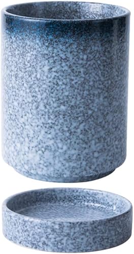 TOPBATHY Caja organizadora de cubiertos de cerámica, soporte para utensilios de cocina, organizador de cubiertos para tenedores, cucharas, palillos,