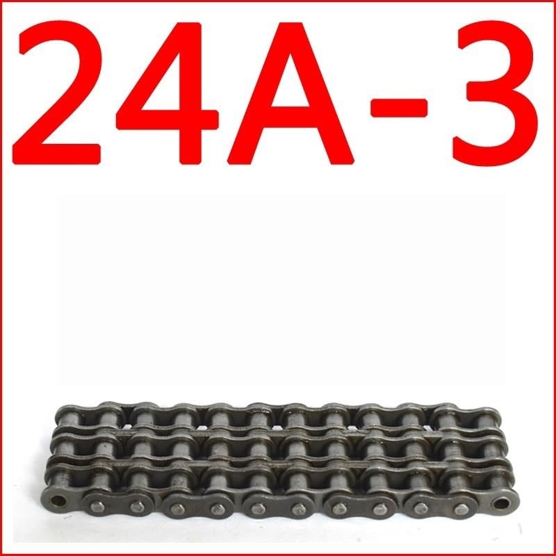 Transmission Chain 06BC 08B 10A 12A 16A 20A 24A Roller Chain, 1.5m MINGPING (Size : 24A-3)