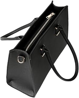 1 Peça Maleta De Computador Alças Bolsa Feminina Bolsa De Ombro Bolsas De Mão Maleta Para Laptop Feminino Bolsa De Poliéster Preta Maleta De Couro Pu Fita De Bolsa De Grande