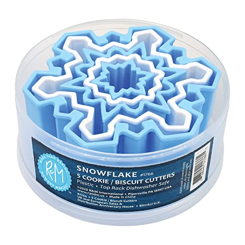 R&M Snowflake Cookie Cutters Set
