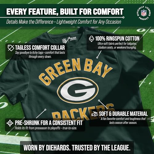 Image of NFL Gameday Cotton Blend T-Shirt for Men and Women - Licensed