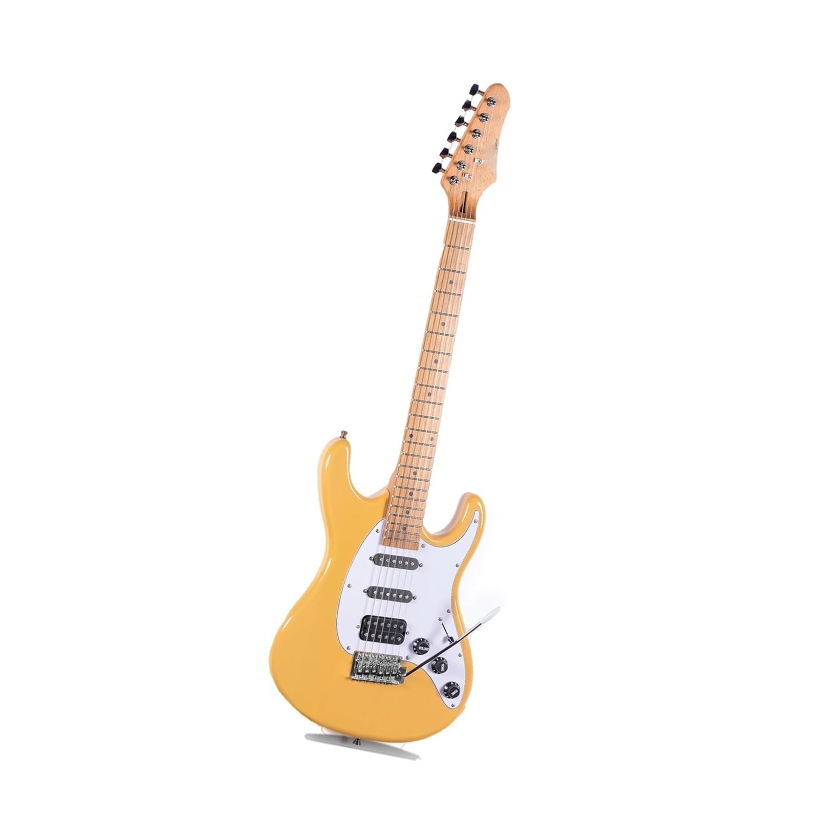 Gitara Elektryczna Gitara Elektryczna W Stylu Vintage Z Litym Pudłem Rezonansowym Idealna Dla Początkujących