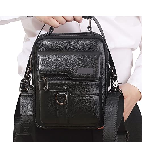 Briefcases Messenger Bags Laptop Bag Leather Men Crossbody Shoulder Bag Vintage Cowhide Messenger Bag for Male Small Casual Handbags for Male3