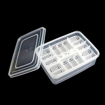 Reptile Egg Tray Reptile Egg Box Reptile Breeding Box Reptile Incubation Box Suitable for Hatching Snake Lizards Reptiles