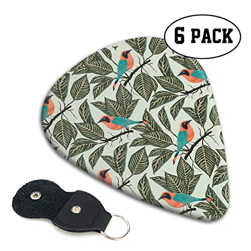 Tropical Plants Lot de 6 médiators pour guitare acoustique, guitare électrique, basse, ukulélé – fins, moyens et épais. - Les Beatles, Paul McCartney, John Lennon, RIngo Starr, George Harrison Tropical Plants Lot de 6 médiators pour guitare acoustique, guitare électrique, basse, ukulélé – fins, moyens et épais. – Image 3