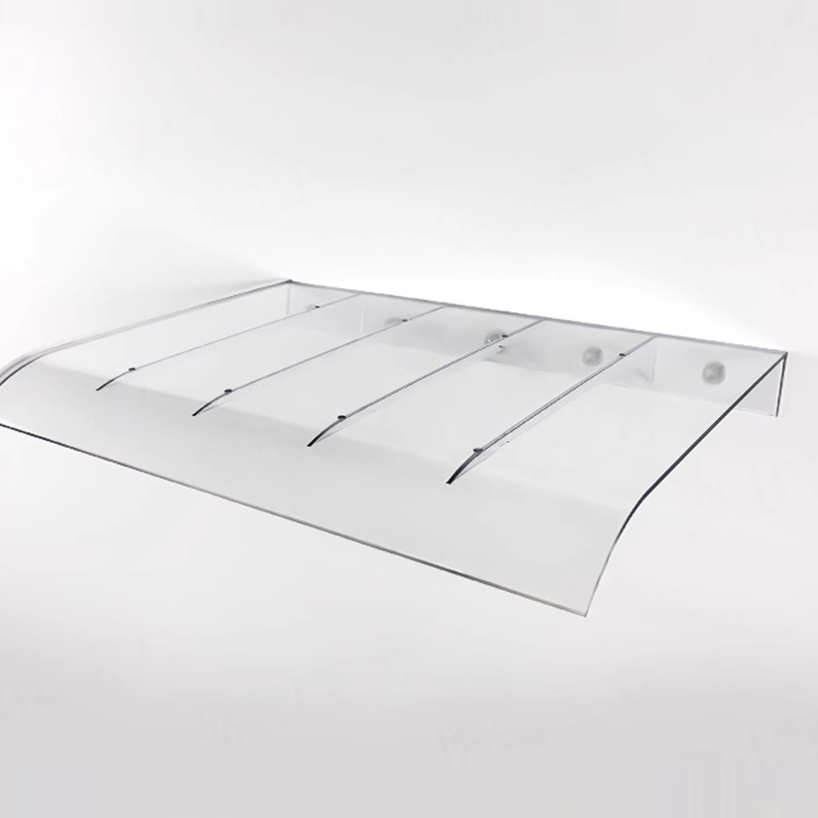 GJMSSMY Transparent Window Awning, Door Canopy for PC, Sun & Rain Protection, Soundproof Cover for Outdoor Gardens & Patios (Facade, 40x120cm/16 x47)