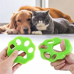 Removedor de Pelos Reutilizável para Roupas e Máquina de Lavar – Kit com 2 Unidades em Silicone para Cães e Gatos