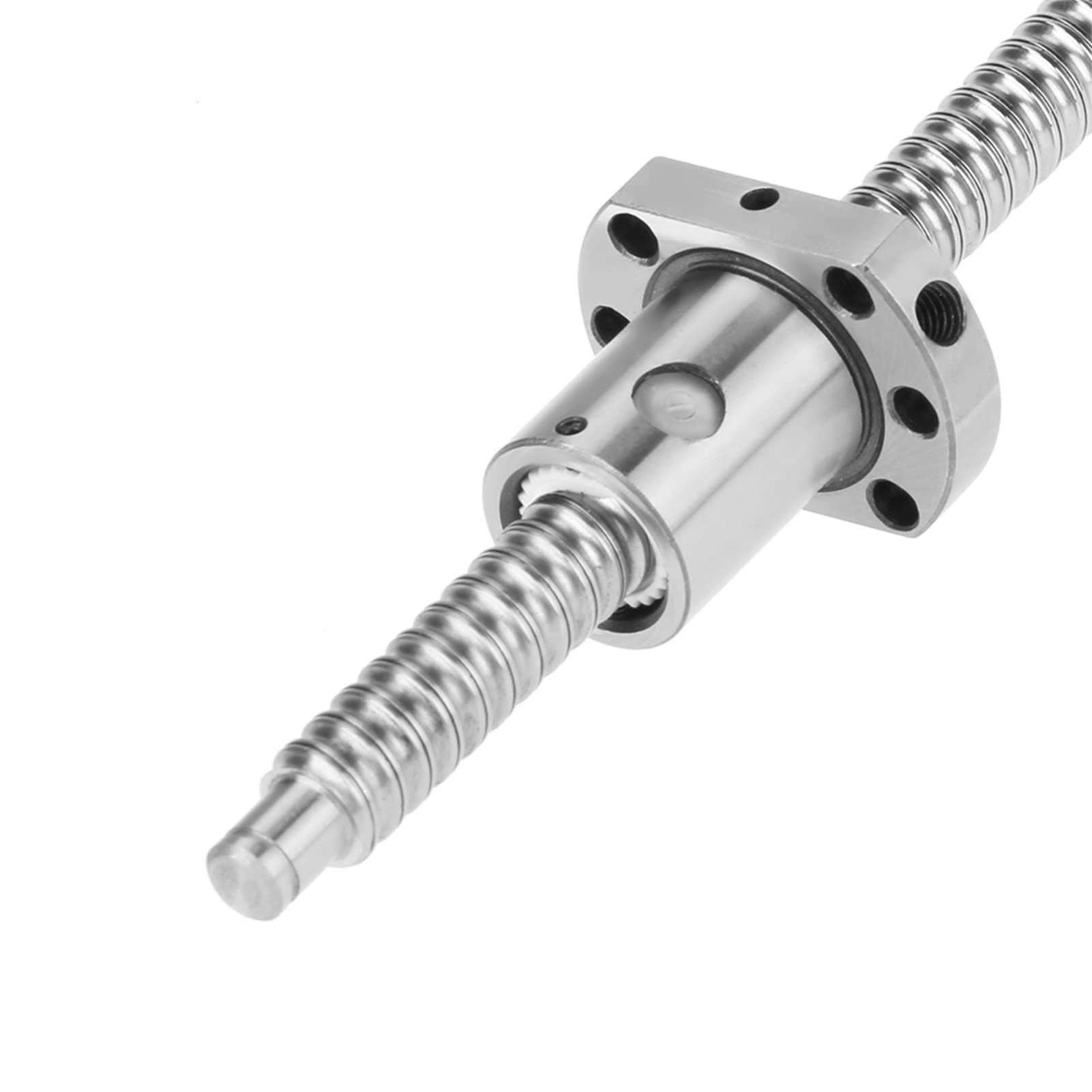 Tornillo De Bola Husillo Rothread 12 Mm 400 Mm Bola Esférica Con Contratuerca Sin Soportes Laterales Para Maquinaria Industrial