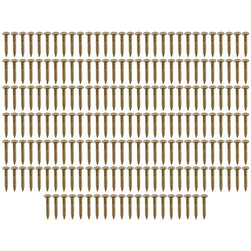 15mm * 1.5mm tête ronde en laiton antique meubles en cuivre pur clous miniatures paquet de 100 Cover