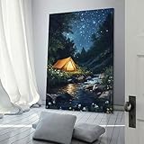 【MATÉRIAU DE HAUTE QUALITÉ】 Nos peintures murales sont faites de toile de haute qualité, imperméable, résistante aux UV et à la décoloration en intérieur. Les motifs imprimés sont haute définition, colorés et réalistes.