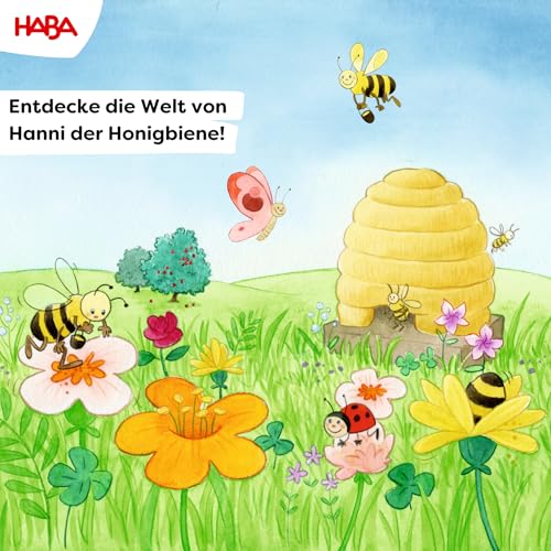 Image of HABA My Very First Games Hanna Honeybee - 2 Cooperative Color Die Games Ages 2+ (German Box)