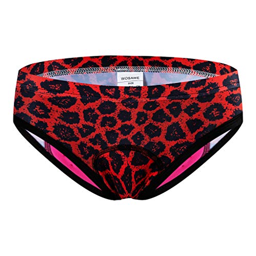 YIJU Cuecas de Ciclismo Femininas com Acolchoado de Bicicleta Cuecas Leves Triangulares - eu