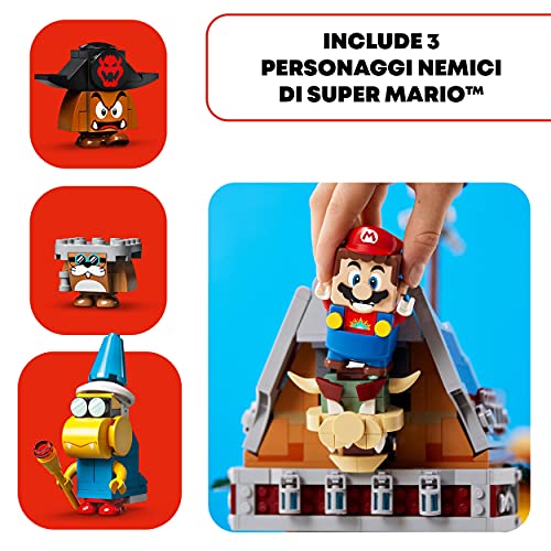 LEGO-Super-Mario-Il-Veliero-Volante-di-Bowser-Pack-di-Espansione-Mattoncini-Costruzioni-per-Bambini-Dirigibile-Giocattolo-con-Personaggi-71391