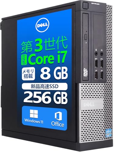 yςݕiz yCPU:3Core-i7ځzDEll fXNgbvp\R PC 3010/7010/9010 SFF Windows11 MS & Office 2019 WIFI LAN \ DVD DisplayPort܂HDM