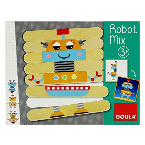 Goula- Robot Mix - Juego Preescolar Educativo a Partir de 3 años