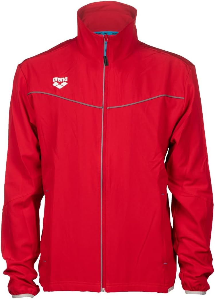 ARENA Unisex Team Sports Panel Front Full Zip Lightweight Athletic Active Workout Warmup Jacket for Men Women