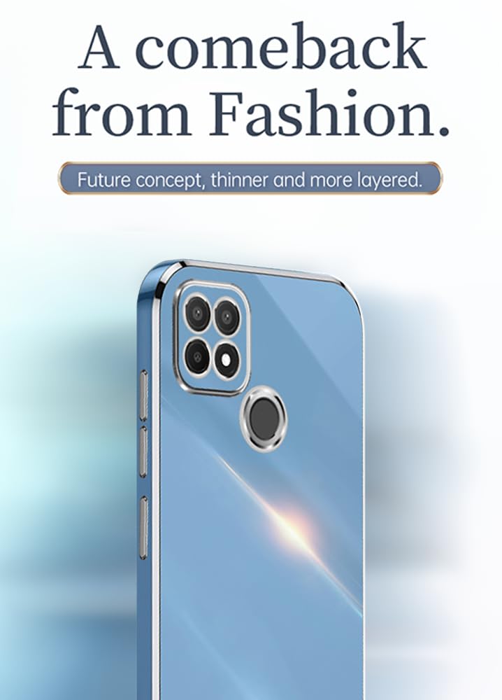 EASSGU Custodia per Realme C21Y / Realme C25Y (6.5 Inches), Cover Morbida in Silicone TPU - Bianco antico