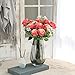 JUSTOYOU Ramo de Rosas Artificiales de Seda arreglos Florales para el hogar,...