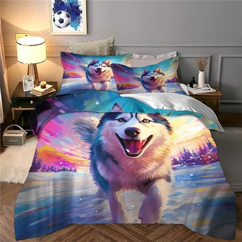 Parure de lit 3D King size housse de couette confortable 220x240cm