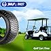 One Wolf Pack 215/35-12 Golf Cart Tires Non-Directional Tubeless Tire Multi-Terrain Tire with Superior Traction and Mud-Resistant Self-Cleaning Tread Design for Long-Lasting Performance