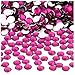The Crafts Outlet 144pc Rhinestones Round 7mm - 34ss Flatback Devil Red Wine