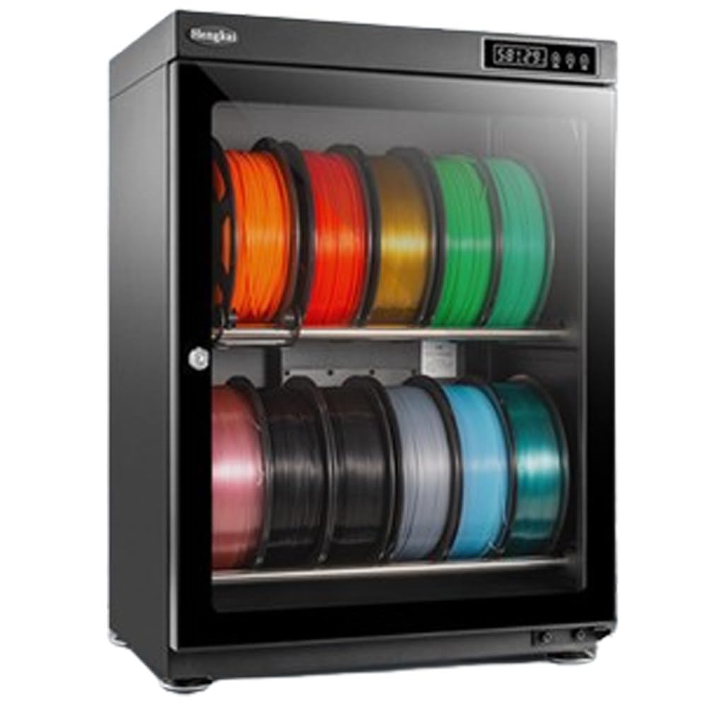 ShaiVrissian 3D Printer Filament Dryer with Rh15%-60% Humidity Control 70L