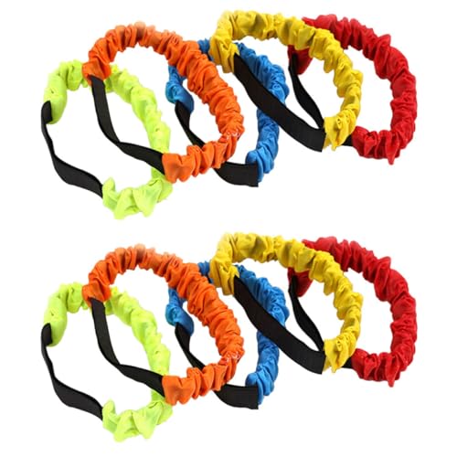 Cordes à cravate de sport en tissu Oxford Kisangel résistantes pour jeux de course à pied à trois