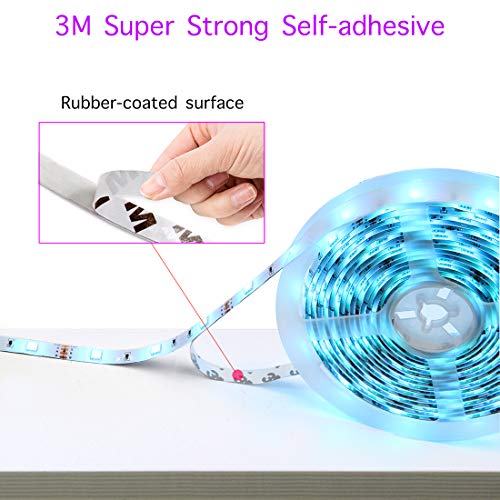 Dalattin 65.6Ft Led Lights For Bedroom Dalattin Led Strip Lights Color Changing Lights With 44 Keys Remote,2 Rolls Of 32.8Ft thumb #5