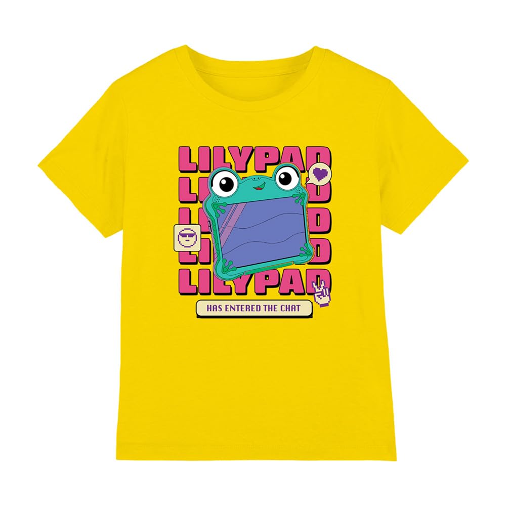 Disney Toy Story 5 Lilypad Chat Kids T Shirt, Yellow, 3-4Y