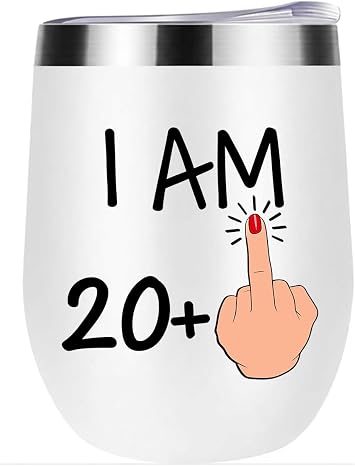 21st Birthday Gifts for Girls, 12oz Matte Stainless Steel Tumbler