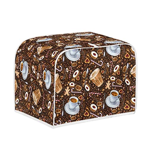 Image of Talayituse Coffee Toaster Cover 4 Slice Wide Slot, Lightweight, Dust Protection, Washable Appliance Bag