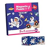 Puzzle magnétique pratique : ce puzzle magnétique pour enfants offre une fonction de rangement magnétique pratique qui garde toutes les pièces en sécurité pendant le voyage. Il favorise la concentration et offre un divertissement familial fiable où que vous alliez.