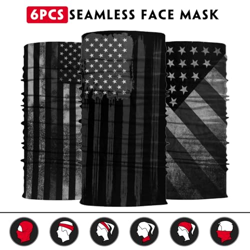 Image of Neck Gaiter for Men Women Headwear Bandana Head Wrap Face Scarf Mask Cover Warmer Balaclava-Seamless & Versatile