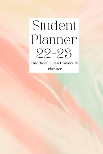 The Unofficial Open University 2022-2023 Student Planner | Amazon Bestselling Student Planner | Open University Planner | 2022-2023 Student Planner | 164 Pages | Pastel Watercolour Themed Planner