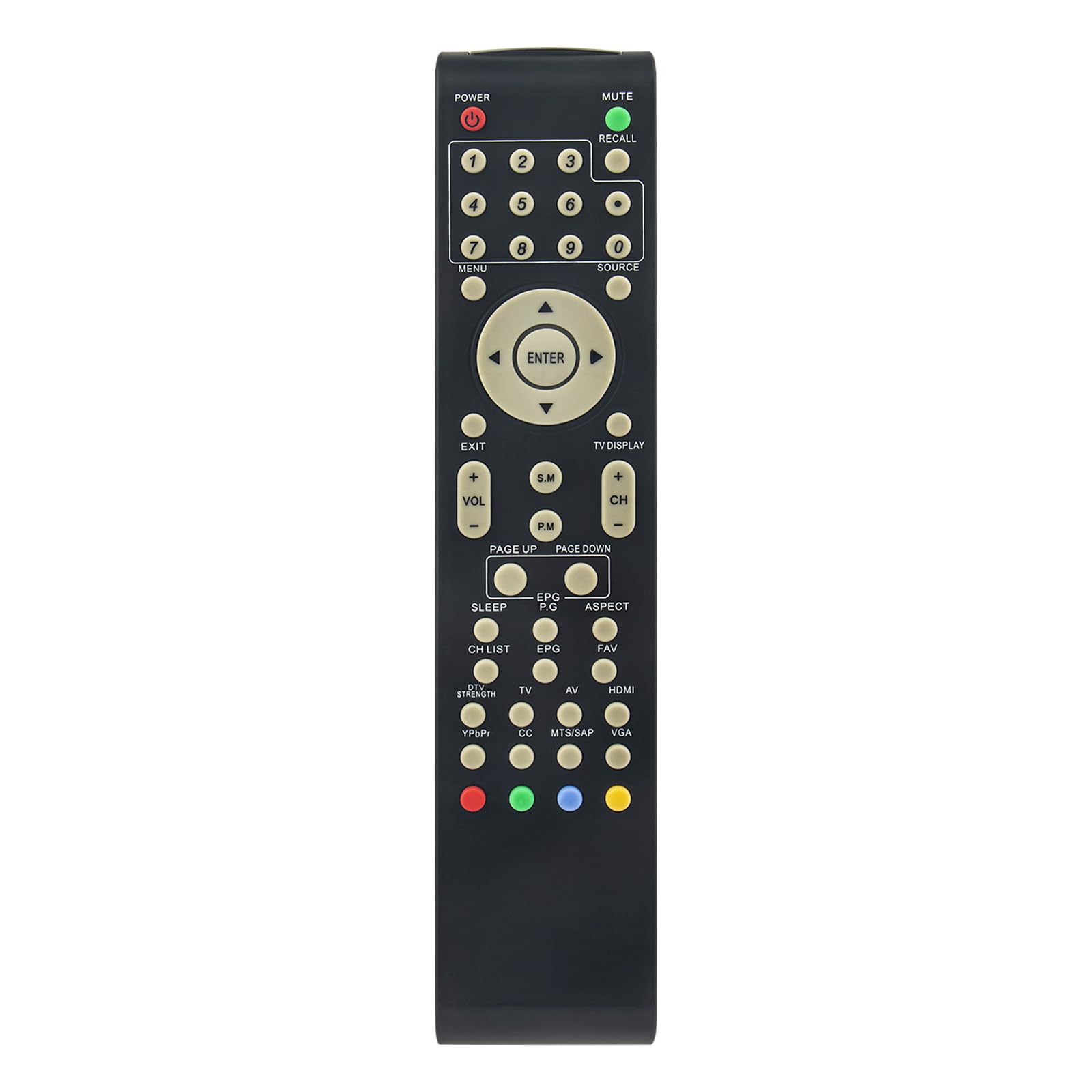 Télécommande RC2010V contrôle immédiat sans code pour TV VIORE LCD HD