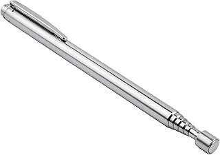 Slim 25” Durable Telescoping Magnetic Grabber/Retrieving Magnet with Pocket Clip (07228)