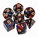 Creebuy Würfel-Set, polyedrisch, für Dungeon and Dragons, MTG, Rollenspiele, D&D, D20, D12, D10, D8, D6, D4, Rot-Blau 20 Rollen günstig Kaufen-Creebuy Würfel-Set, polyedrisch, für Dungeon and Dragons, MTG, Rollenspiele, D&D, D20, D12, D10, D8, D6, D4, Rot-Blau
