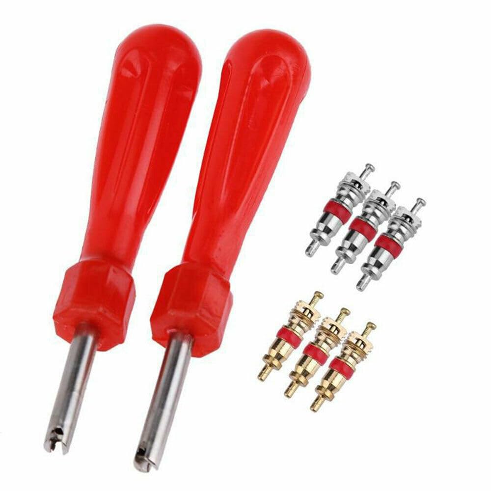 242-teiliges Auto-A/C-Klimaanlagen-Ventilkern-Sortiment R134a + Entferner-Tool-Kit-Set, handlicher Ventilkern