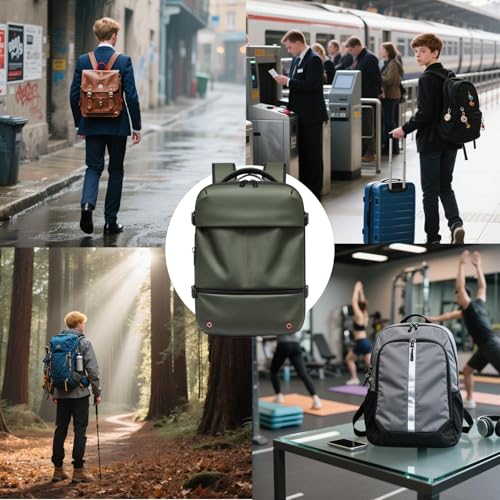 Mochila con vacío de 48L extensible e impermeable para aventureros y viajes urgentes 4