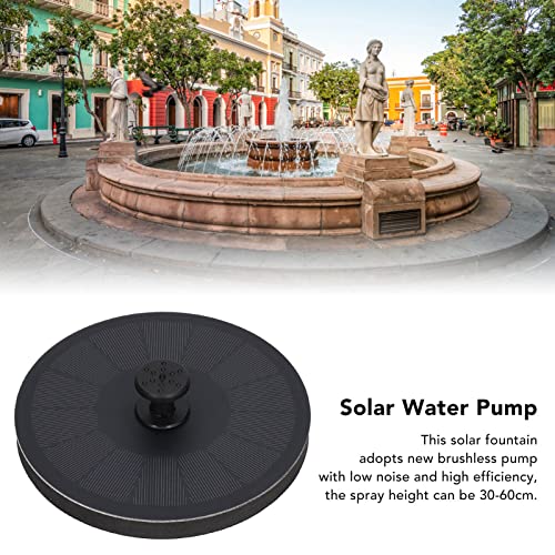Fonte flutuante solar, fonte flutuante independente bomba de água solar para decoração de jardim de