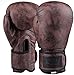 FGDFGDG Guantoni da Boxe Retro durevoli Sanda Uomini e Donne Sacchi di Sabbia da Allenamento Muay Thai Fighting Wrestling Guanti Professionali per Adulti,Marrone,10oz
