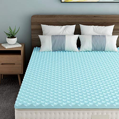 1.5" Egg Crate Design Gel Swirl Memory Foam Bed Topper 30.59 (40 Off