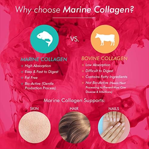 Bioglan Collagen Gummies | 1000mg | Hydrolysed Marine Collagen | Biotin | Selenium & Vitamin C | Strawberry Flavoured | 60 Gummies