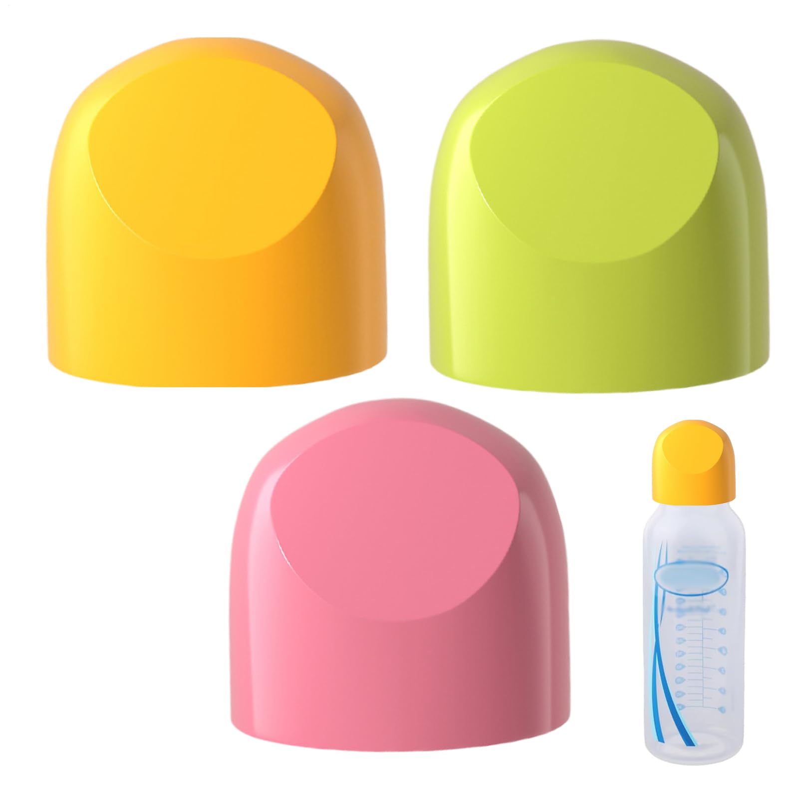 Capsules De Biberon,Capsules pour Biberon - 3 Pièces de Rechange Accessoires Pratiques Nourriture Bébé Voyage