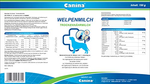 Canina Welpenmilch, 150g, gelblich, geschmackvoll