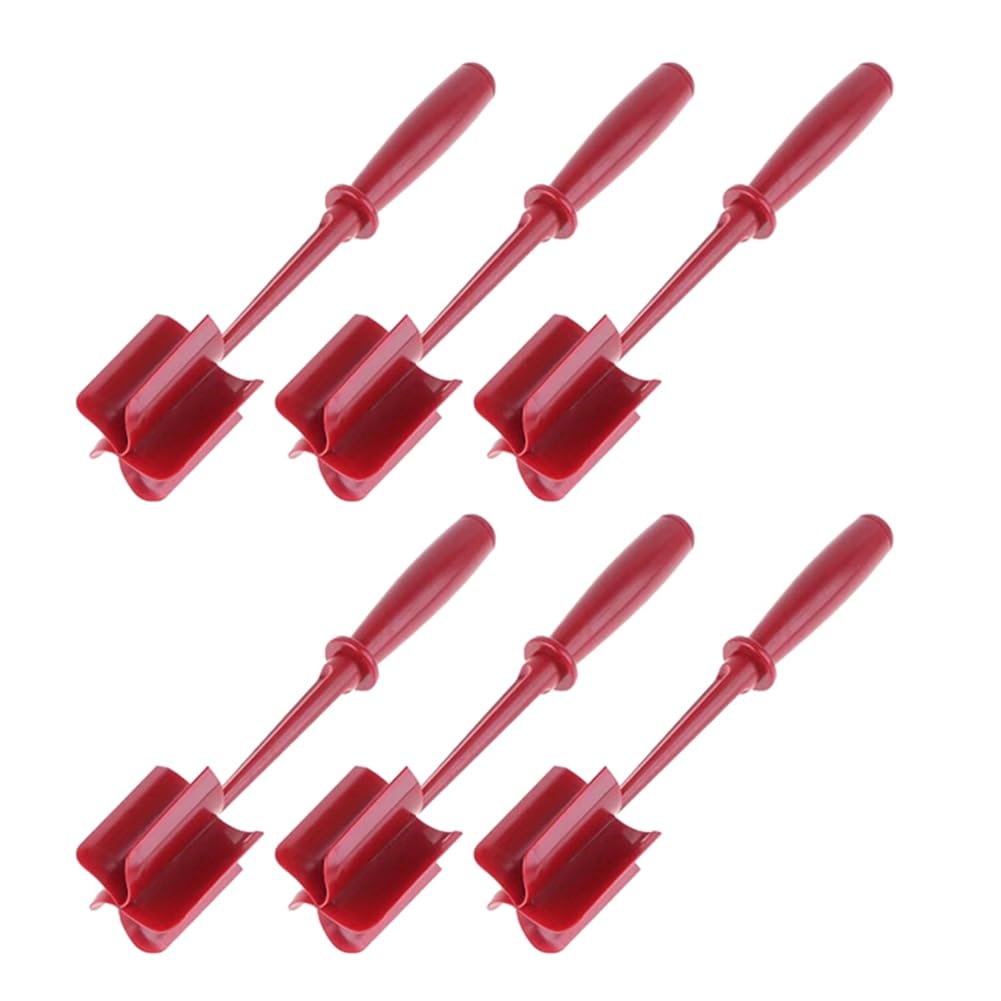 Agmoctz Red Kitchen Meat Grinder Masher Heat Non-Stick Hamburger Chopper Potato Masher Tool Kitchen Gadgets
