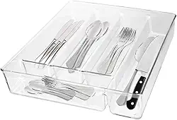 Organizador Porta Talher Cozinha Gaveta Divisória Multiuso