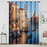 Taille du Rideau: Rideaux occultants thermique comprends 2 panneaux, chaque panneau mesure 117 x 137 cm (Largeur x Hauteur). Rideaux et draperies avec oeillets métalliques (4 cm de diamètre intérieur) pour facile à installer