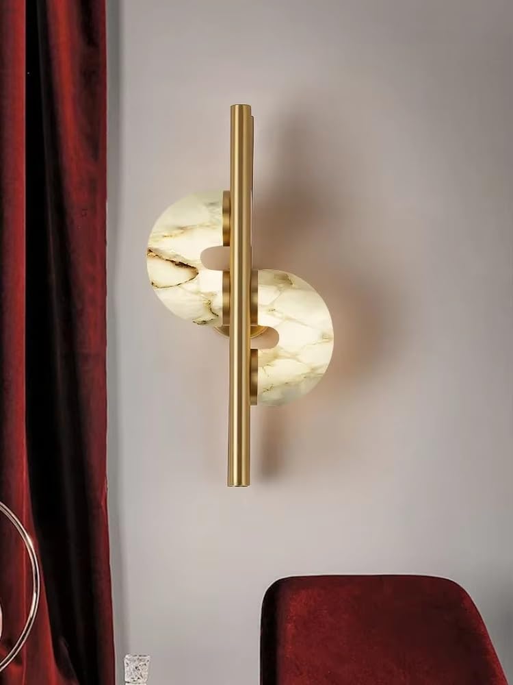 Background Wall Marble Luxury Wall lamp Bedroom Living Room Hotel Model Room Decoration Bedside Aisle