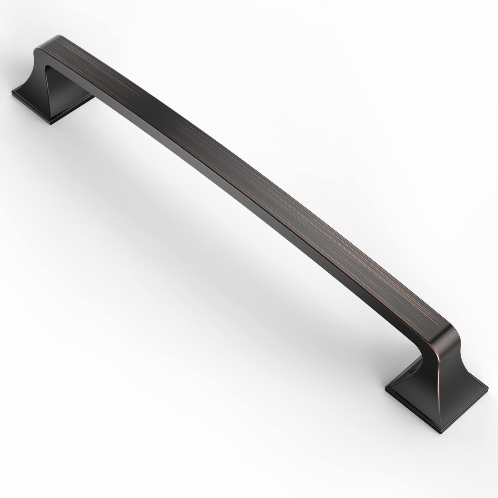 Asidrama 5 Pack 7 Inch(177mm) Hole Centers Oil Rubbed Bronze Kitchen Cabinet Pulls Hardware Kitchen Handles for Cabinets Cupboard Handles Drawer Pulls